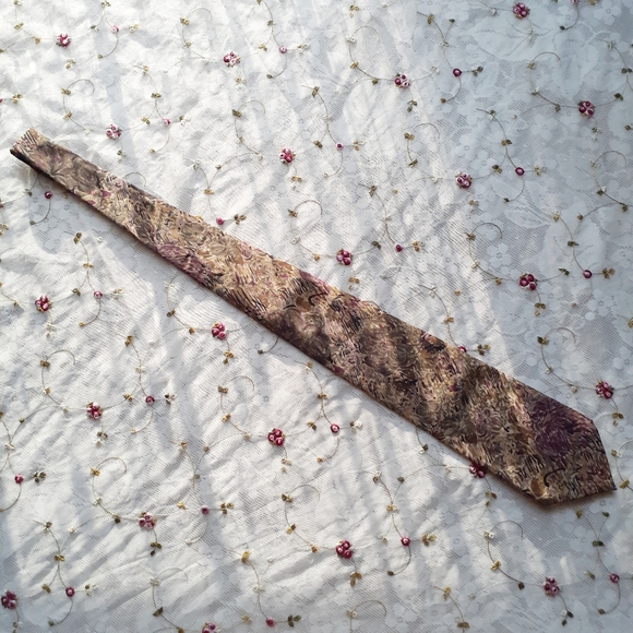 VTG Michael & Boris 100% Silk Tie Watercolor Italy - Picture 3 of 8